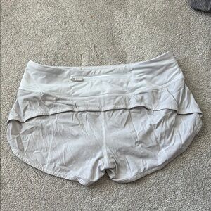 Lululemon Athletica Light Gray Athletic Shorts